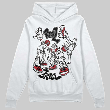 Jordan 14 Retro ‘Black Toe’ DopeSkill Hoodie Sweatshirt Real Y2K Players Graphic Streetwear - White