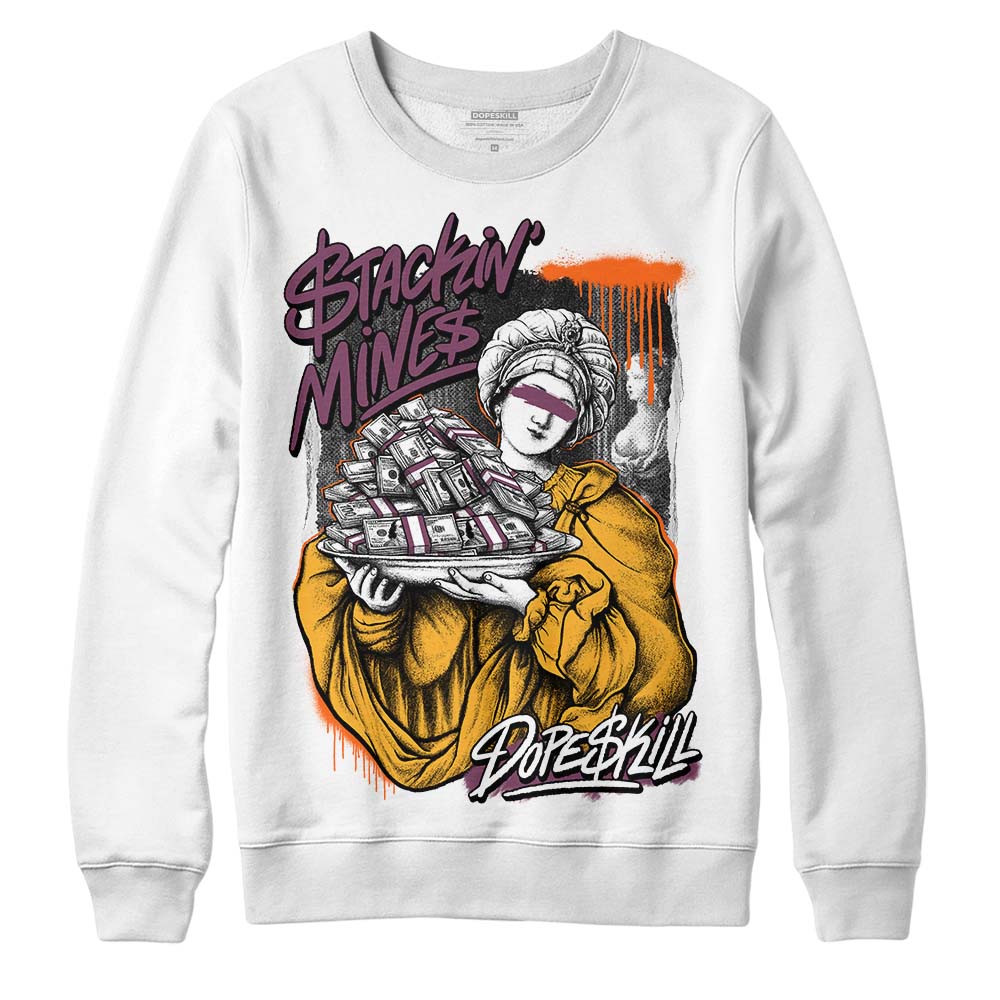 Jordan 1 Retro High OG Brotherhood DopeSkill Sweatshirt Stackin Mines Graphic Streetwear - White