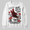 Black and White Sneakers DopeSkill Sweatshirt Reap What You Sow Graphic Streetwear - White 