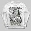 Jordan 1 Retro Low OG Year of the Snake (2025) DopeSkill Long Sleeve T-Shirt Stay It Busy Graphic Streetwear - White