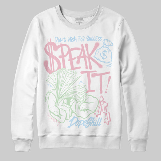 Jordan 4 Retro Valentine's Day (2026) (GS) DopeSkill Sweatshirt Speak It Graphic Streetwear - White