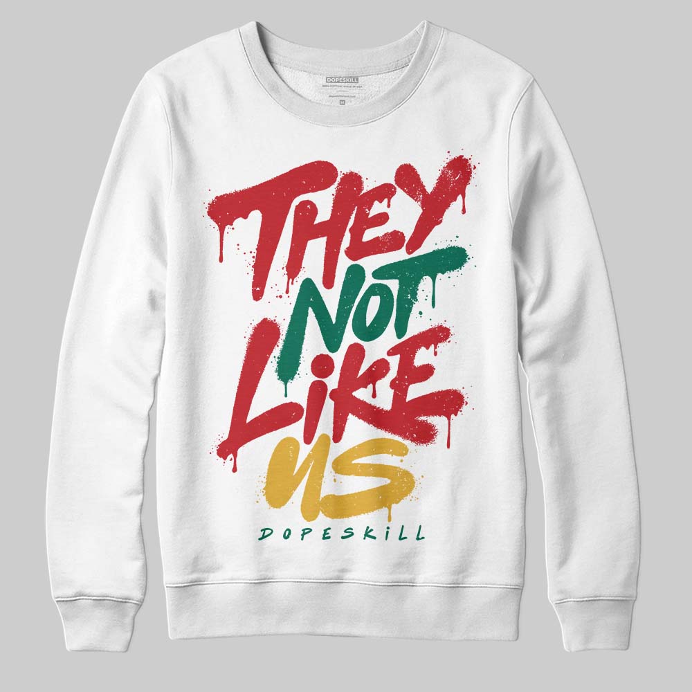 Jordan 3 Mexico 'El Vuelo' DopeSkill Sweatshirt They Not Like Us Graphic Streetwear - White