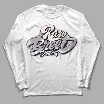 Jordan 2 Cement Grey DopeSkill Long Sleeve T-Shirt Rare Breed Type Graphic Streetwear - White