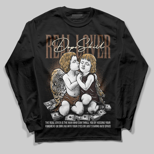 Jordan 5 “Earth/Metallic Gold” DopeSkill Long Sleeve T-Shirt Real Lover Graphic Streetwear - Black