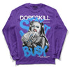 PURPLE Sneakers DopeSkill Purple Long Sleeve T-Shirt Stay It Busy Graphic Streetwear