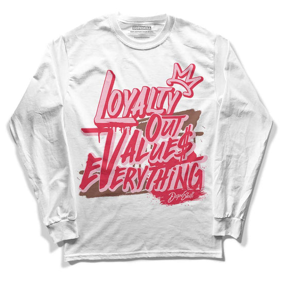 Dunk Low PRM Bacon DopeSkill Long Sleeve T-Shirt LOVE Graphic Streetwear - White