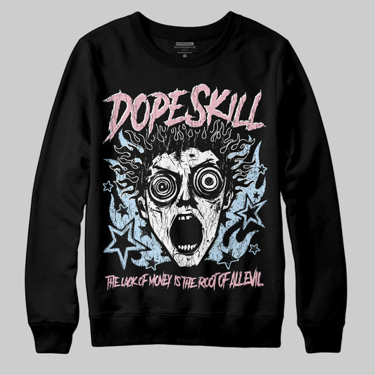 Jordan 4 Retro Valentine's Day (2026) (GS) DopeSkill Sweatshirt Root of Evil Graphic Streetwear - Black