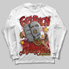 Nigel Sylvester x Air Jordan 4 ‘Brick by Brick’ DopeSkill Long Sleeve T-Shirt Get Rich Graphic Streetwear - White