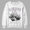 Jordan 2 Cement Grey DopeSkill Sweatshirt Slow Burn Graphic Streetwear - White