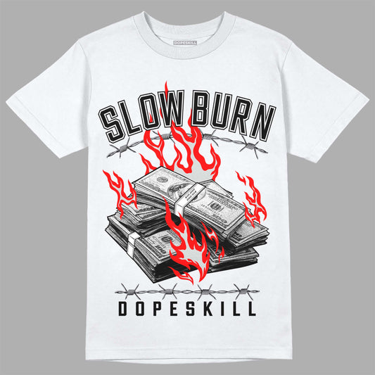 Jordan 3 “Off Noir” DopeSkill T-Shirt Slow Burn Graphic Streetwear - White