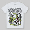 Jordan 4 GS “Light Lemon Twist” DopeSkill Toddler Kids T-shirt Stay Busy Graphic Streetwear - White