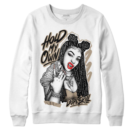 Jordan 1 High OG “Latte” DopeSkill Sweatshirt New H.M.O Graphic Streetwear - White