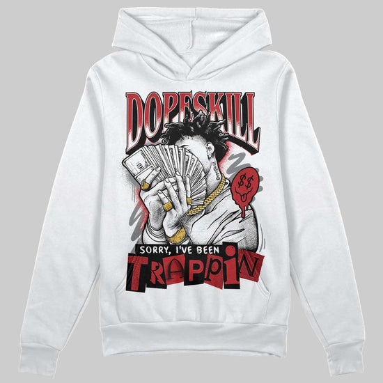 Jordan 8 Retro Bugs Bunny (2025) DopeSkill Hoodie Sweatshirt Sorry I've Been Trappin Graphic Streetwear - White