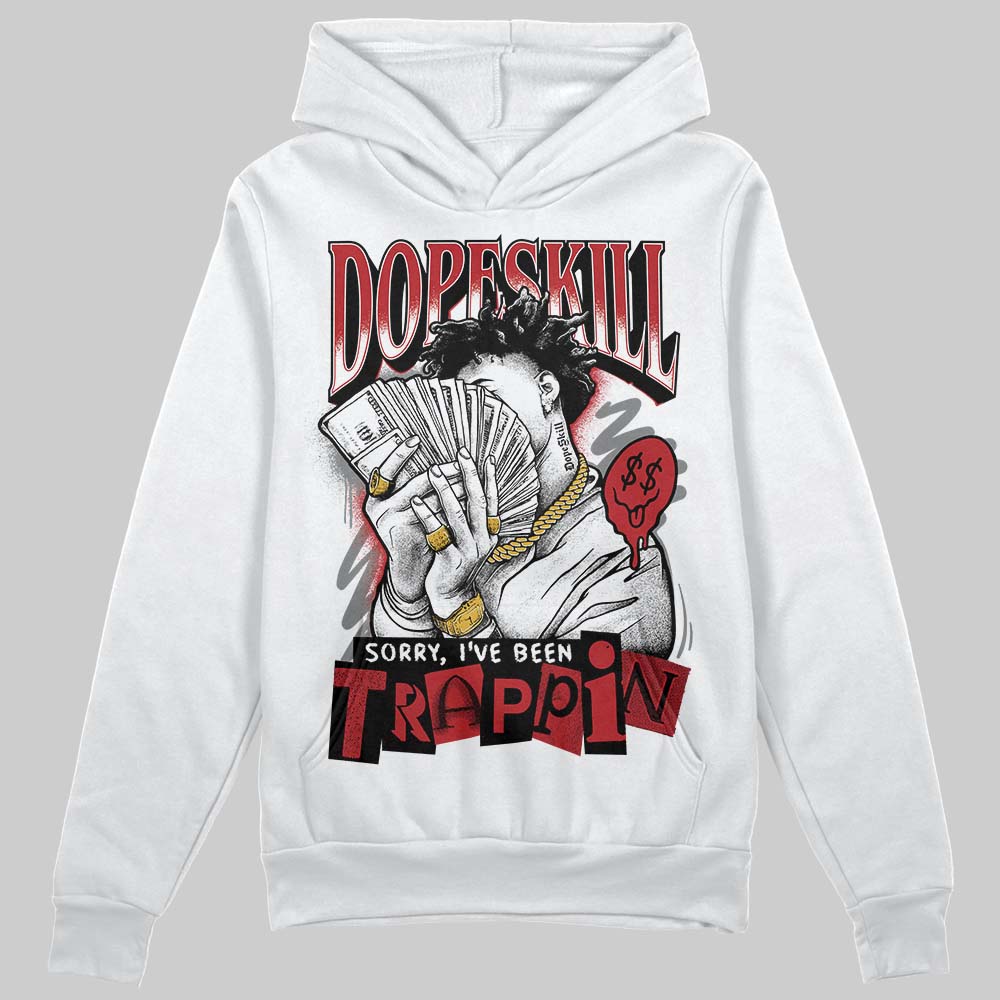 Jordan 8 Retro Bugs Bunny (2025) DopeSkill Hoodie Sweatshirt Sorry I've Been Trappin Graphic Streetwear - White