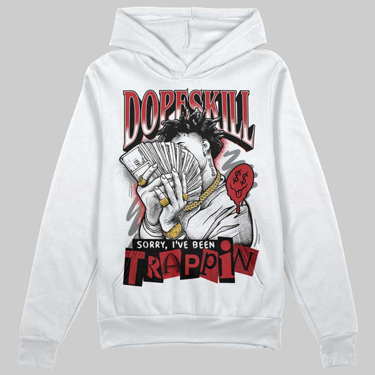 Jordan 8 Retro Bugs Bunny (2025) DopeSkill Hoodie Sweatshirt Sorry I've Been Trappin Graphic Streetwear - White
