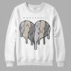 Grey Sneakers DopeSkill Sweatshirt Slime Drip Heart Graphic Streetwear - White 