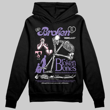 Jordan 11 "Mojave" DopeSkill Hoodie Sweatshirt Broken Bones Graphic Streetwear - black