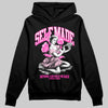Pink Sneakers DopeSkill Hoodie Self Made Graphic Streetwear - Black
