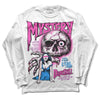 Jordan 4 GS “Hyper Violet” DopeSkill Long Sleeve T-Shirt Mystery Ghostly Grasp Graphic Streetwear - White