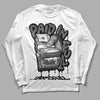 Jordan 3 “Off Noir” DopeSkill Long Sleeve T-Shirt Paid In Full Graphic Streetwear - White