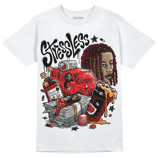 Jordan Spizike Low Bred DopeSkill T-Shirt Stressless Graphic Streetwear - WHite