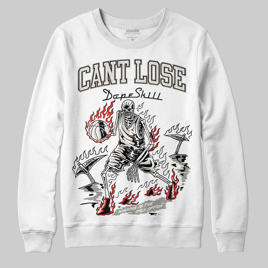 Jordan 3 Retro Pure Money DopeSkill Sweatshirt Cant Lose Graphic Streetwear - White