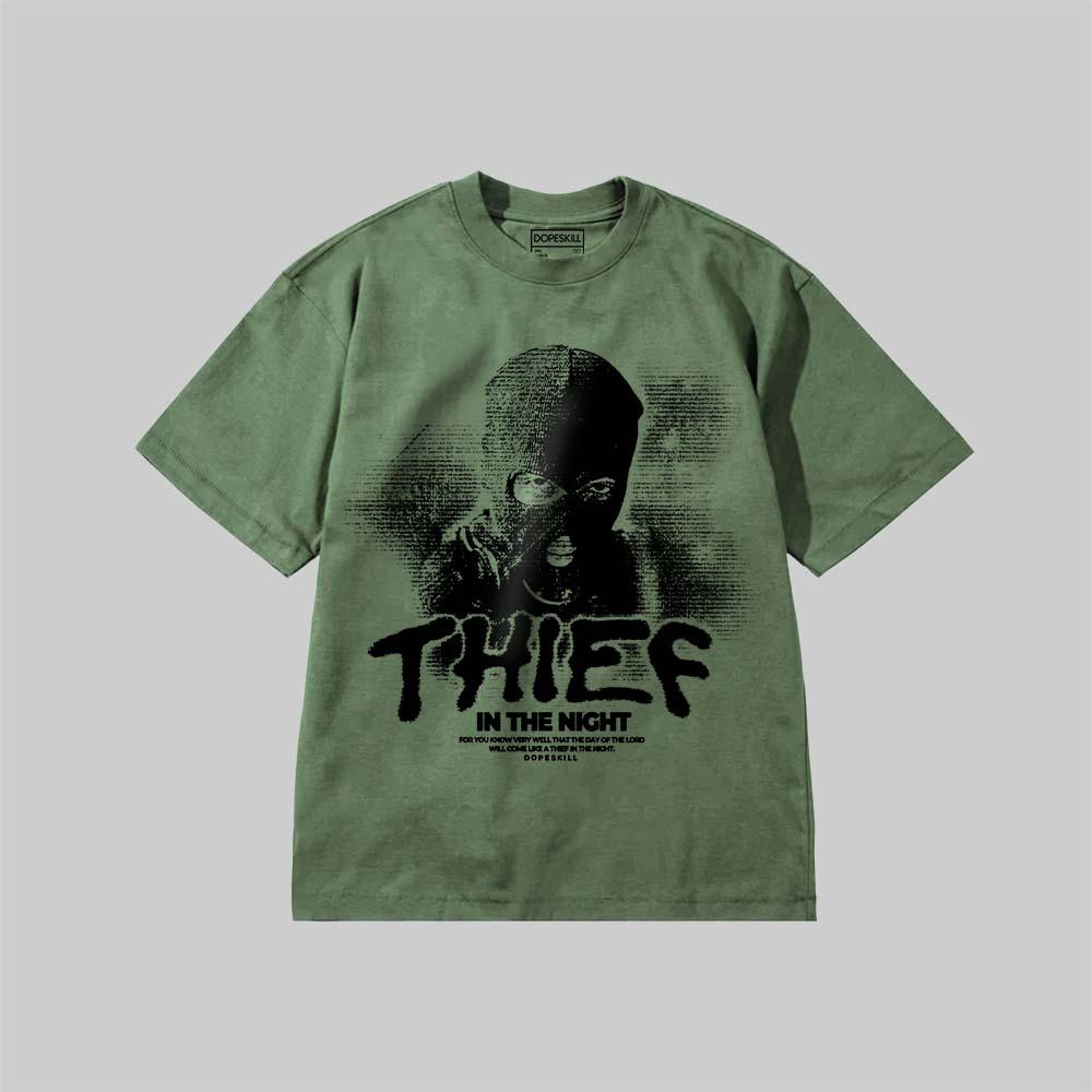 Thief In The Night DopeSkill Premium T-shirt Streetwear - Moss