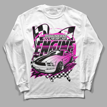 Dunk Low GS “Active Fuchsia” DopeSkill Long Sleeve T-Shirt ENGINE Tshirt Graphic Streetwear - White