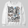 Adidas Samba OG White Black Clear Granite DopeSkill Sweatshirt Real Ones Move In Silence Graphic Streetwear - White