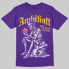 PURPLE Sneakers DopeSkill T-Shirt Ambition Graphic Streetwear - Purple