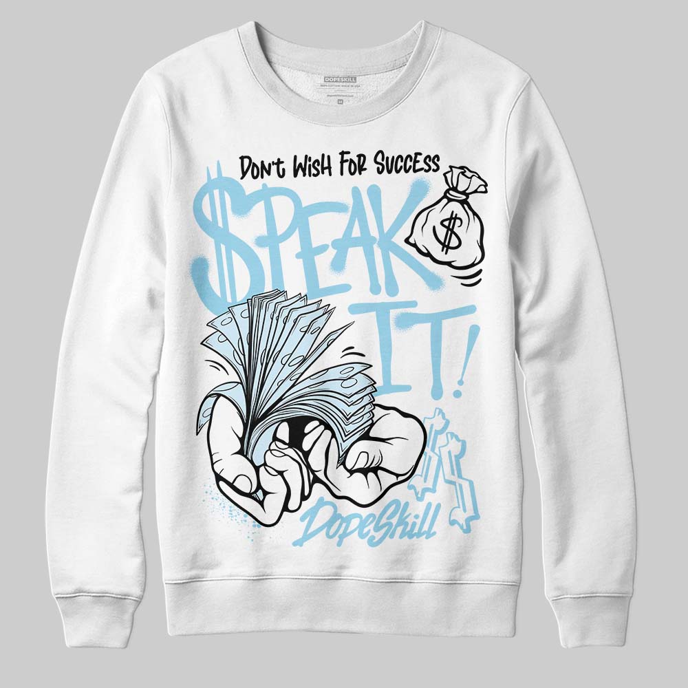 Vans Knu Stack Vintage Satin Dream Blue DopeSkill Sweatshirt Speak It Graphic Streetwear - White