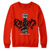 Yeezy Foam Runner Red Dopeskill Vermillion Red Sweatshirt Queen Chess Graphic Streetwear