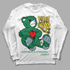 Jordan 5 “Lucky Green” DopeSkill Long Sleeve T-Shirt Love Kills Graphic Streetwear - White