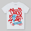 Red Sneakers DopeSkill Toddler Kids T-shirt Class of 2026 Graphic Streetwear - White 