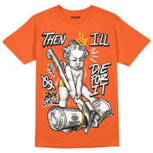 Georgia Peach 3s DopeSkill Orange T-shirt Smile Through The Pain Graphic