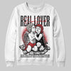 Jordan 4 “Flight Club” DopeSkill Sweatshirt Real Lover Graphic Streetwear - White 