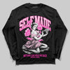 Pink Sneakers DopeSkill Long Sleeve T-Shirt Self Made Graphic Streetwear - Black