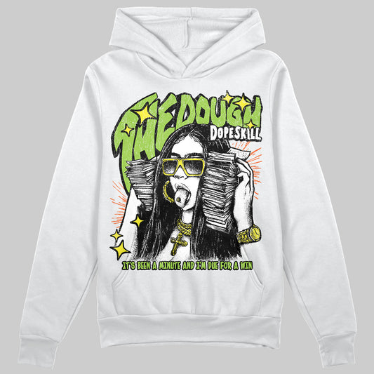 Neon Green Sneakers DopeSkill Hoodie Sweatshirt The Dough Graphic Streetwear - White