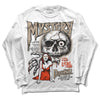 Jordan 1 High OG “Latte” DopeSkill Long Sleeve T-Shirt Mystery Ghostly Grasp Graphic Streetwear - White