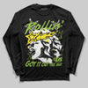 Green Sneakers DopeSkill Long Sleeve T-Shirt Got It Out The Mud Graphic Streetwear - Black