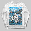 Jordan 1 High Retro OG “University Blue” DopeSkill Long Sleeve T-Shirt Resist Graphic Streetwear - White