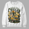 Jordan 4 Retro SE Craft Medium Olive DopeSkill Sweatshirt Chillin Graphic Streetwear - White