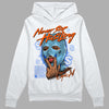 Dunk Low Futura University Blue DopeSkill Hoodie Sweatshirt Never Stop Hustling Graphic Streetwear - White 