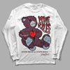 Jordan 5 Retro Burgundy (2023) DopeSkill Long Sleeve T-Shirt Love Kills Graphic Streetwear - WHite