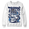 Jordan Spiz’ike Low “White/Obsidian” DopeSkill Sweatshirt Trippin Graphic Streetwear - White