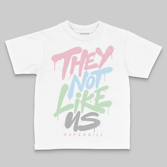 Jordan 4 Retro Valentine's Day (2026) (GS) DopeSkill Toddler Kids T-shirt They Not Like Us Graphic Streetwear - White 