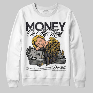 Jordan 3 Retro Black Cat DopeSkill Sweatshirt MOMM Graphic Streetwear - WHite