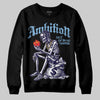 University Blue Sneakers DopeSkill Sweatshirt Ambition Graphic Streetwear - Black