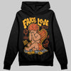 Jordan 12 Retro Black Taxi DopeSkill Hoodie Sweatshirt False Love Graphic Streetwear - Black