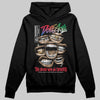 Jordan 11 Retro 285 Atlanta DopeSkill Hoodie Sweatshirt The Mouth With No Droughts Graphic Streetwear - Black